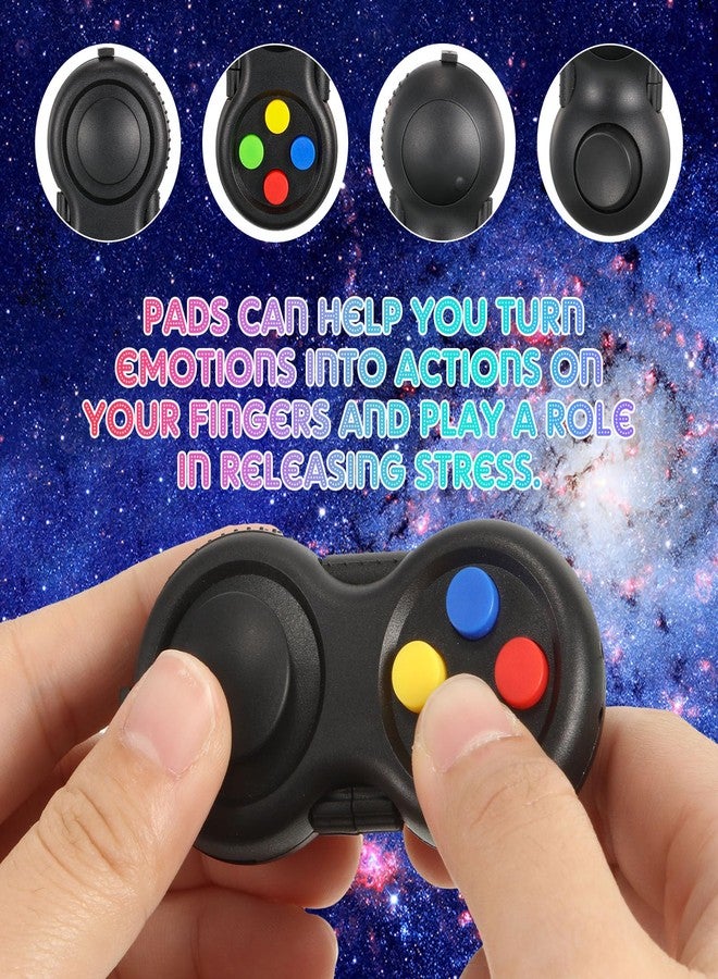 Woanger 24 Pcs Pad Classic Retro Controller Game Pad Controller Handheld Sensory Educational Toy for Relieving Stress ADHD ADD OCD Autism Anxiety(Solid Style) - Image 3